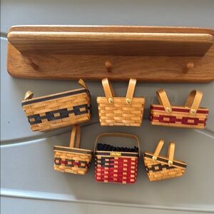 BWB Bradford miniature baskets and shelf